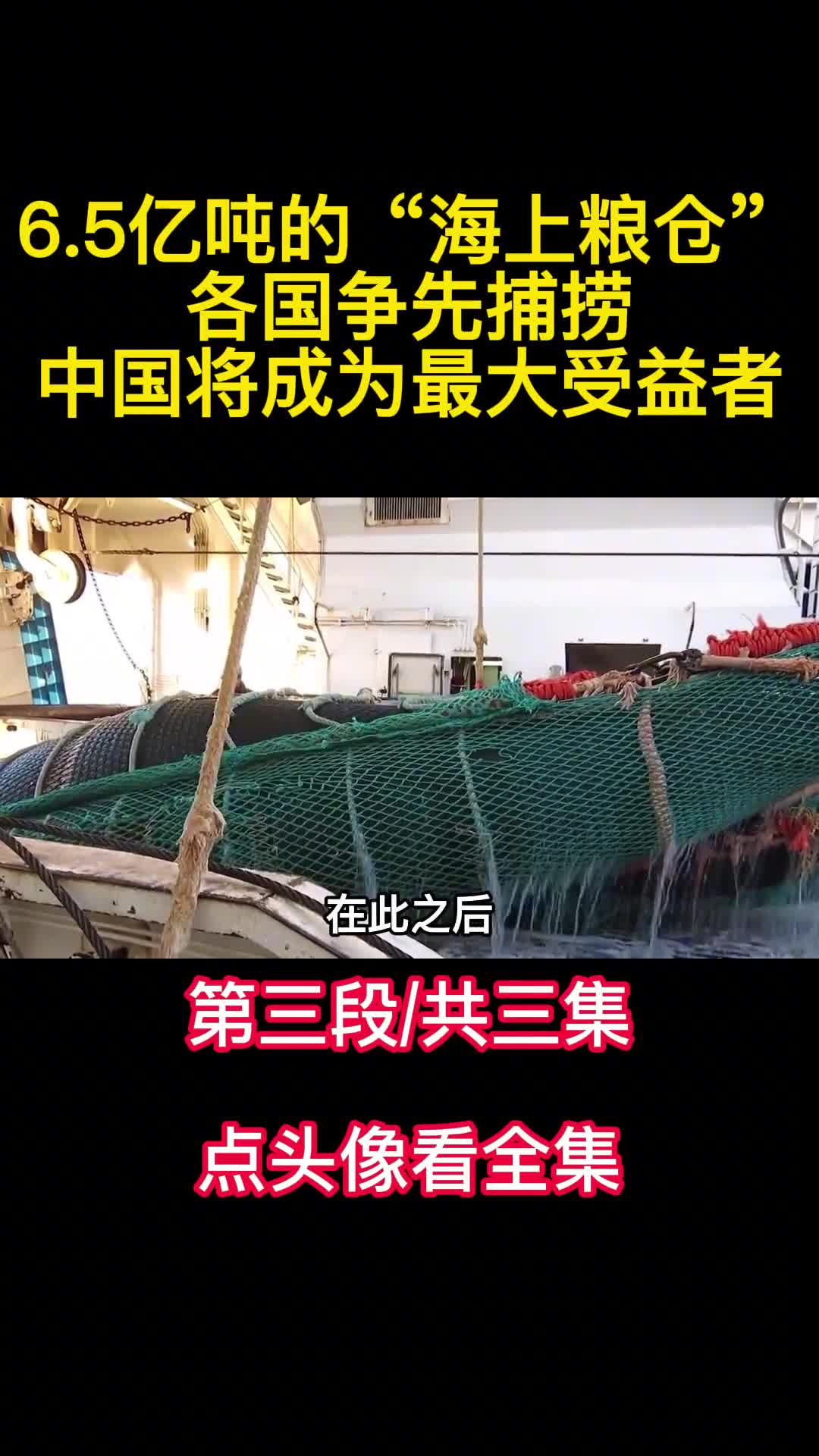 65亿吨的海上粮仓各国争先捕捞中国将成为最大受益者3