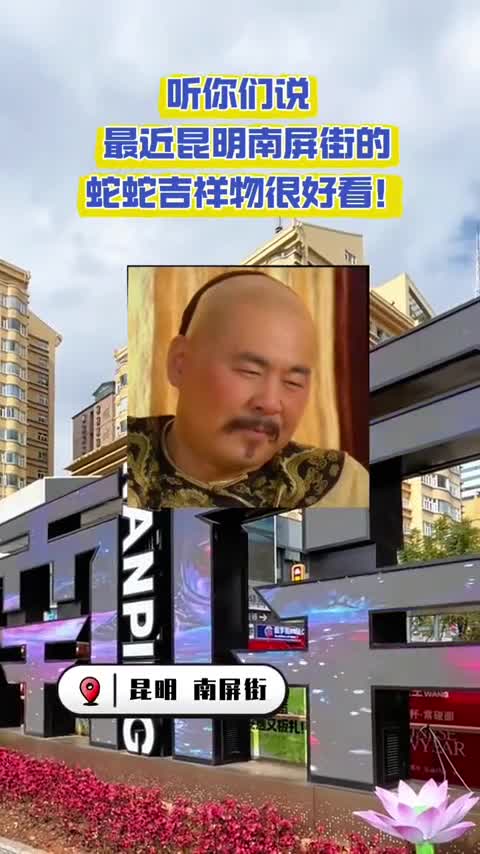 听说昆明南屏街的萌蛇实力出圈啦我倒要来看看到底是怎么个事儿