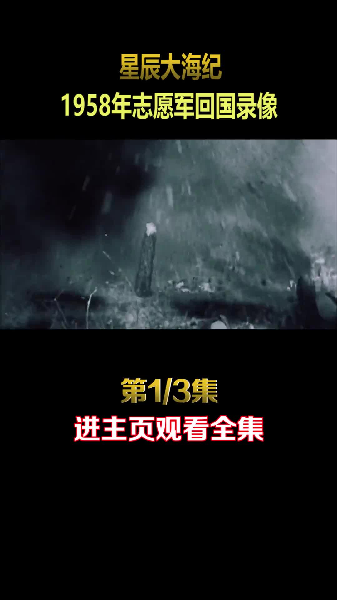 1958年志愿军回国录像十里长街人山人海挥泪送别志愿军