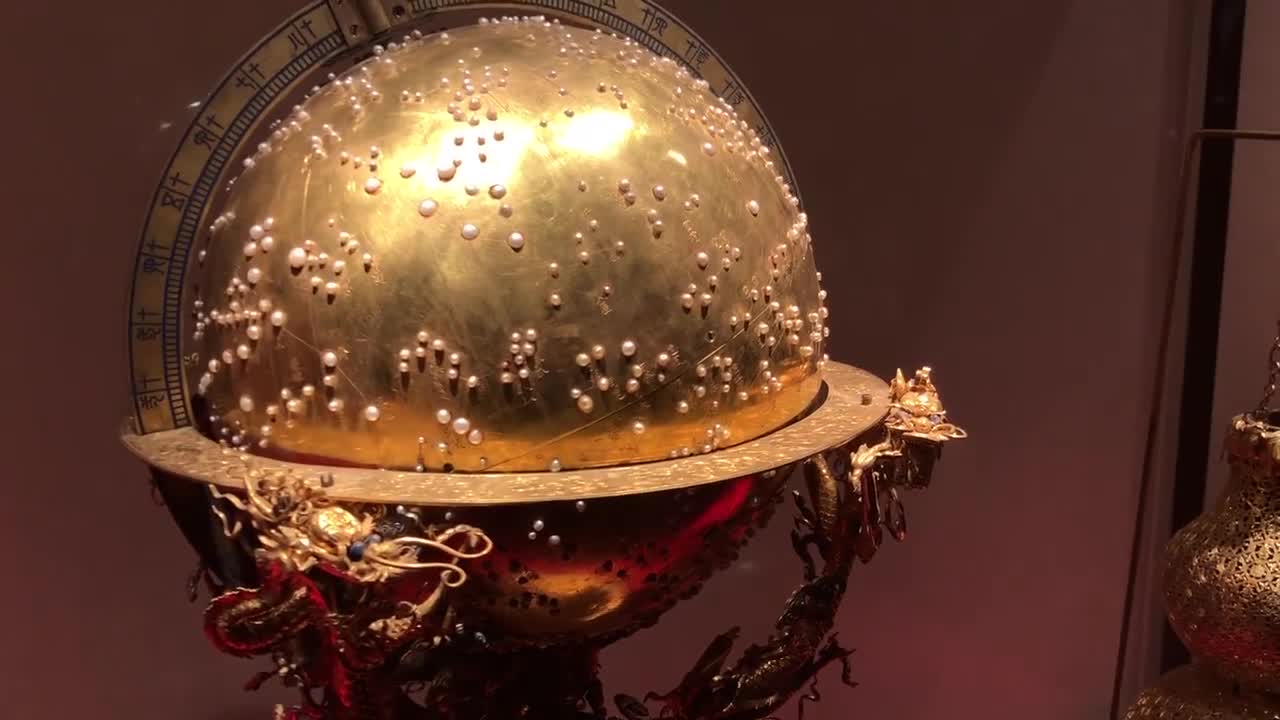 没有比这更奢华的天球仪了国宝哦故宫可看