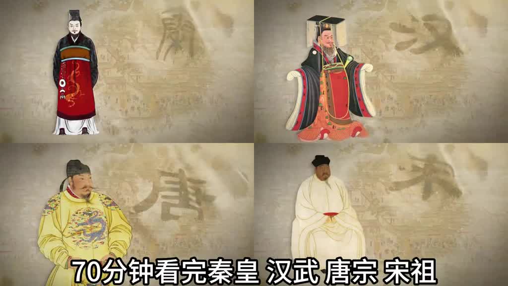 70分钟看完秦皇汉武唐宗宋祖哪位是你心目中的千古一帝