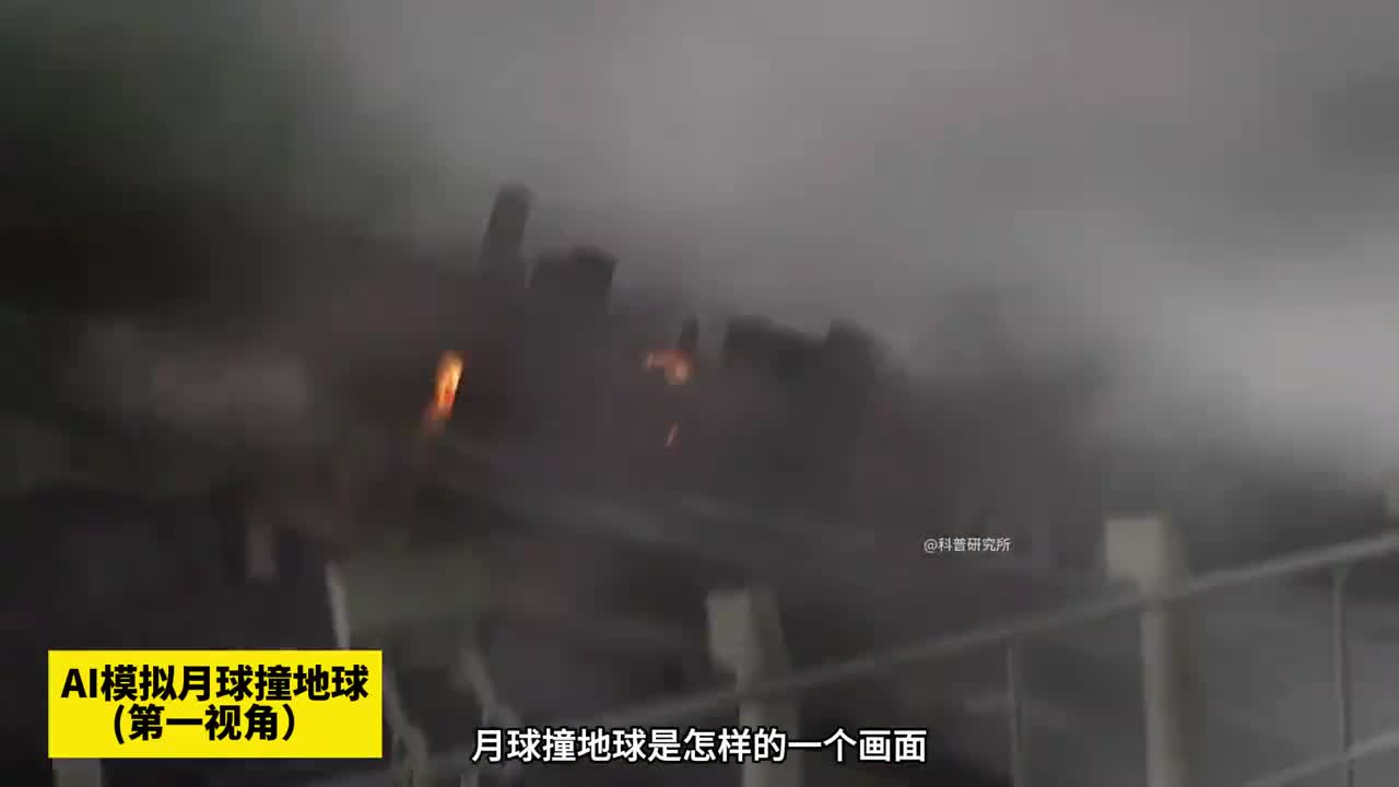模拟月球撞地球这画面比电影还要震撼三