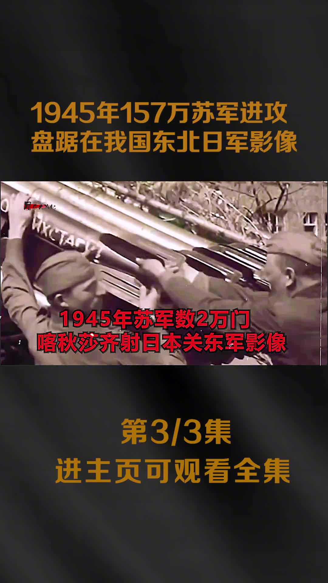 1945年157万苏军进攻日军一星期58万日军投降1945年157万苏军进攻日军一星期58万日军投降溥仪也被抓捕影像