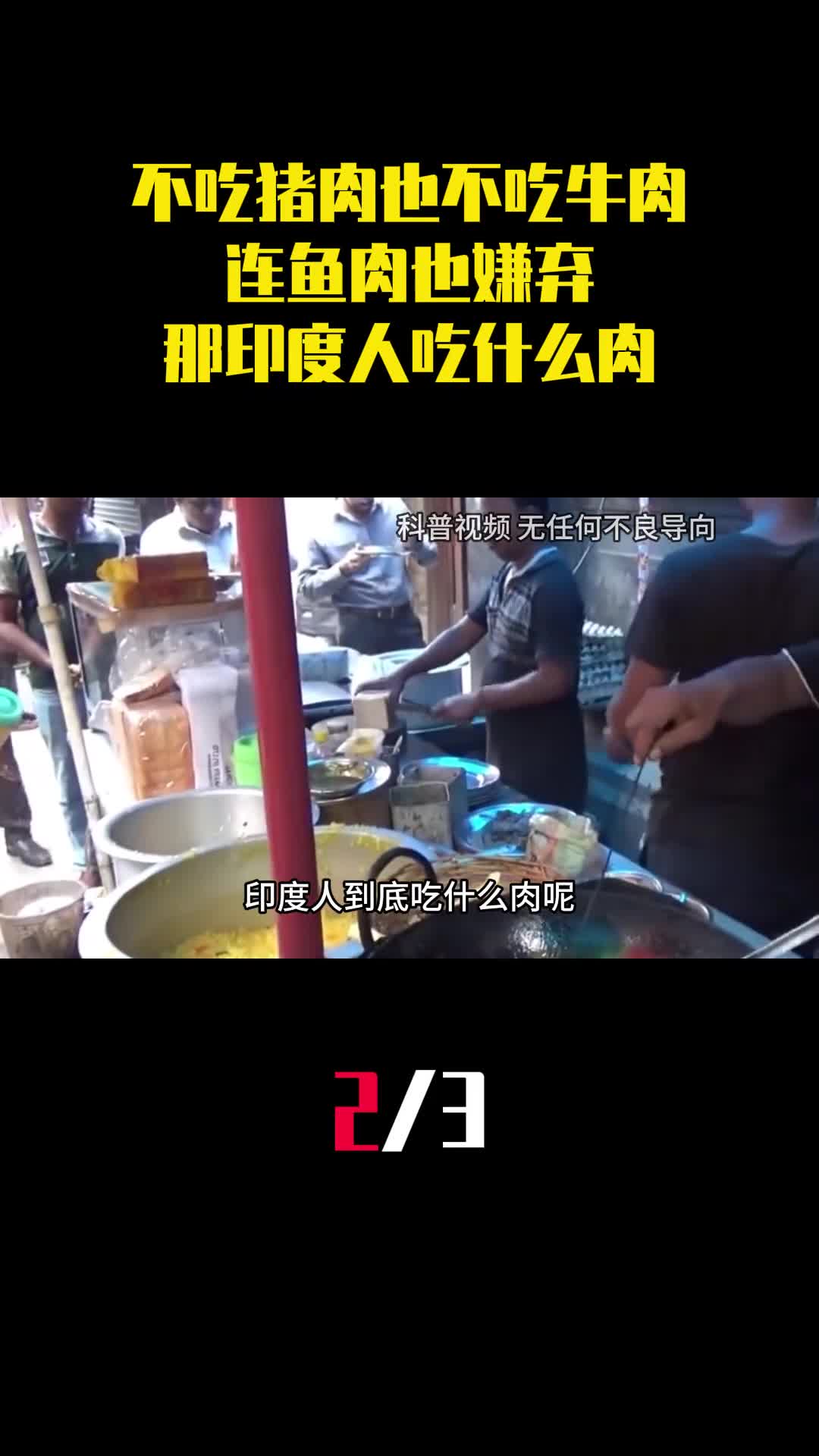 不吃猪肉也不吃牛肉连鱼肉也嫌弃那印度人究竟吃什么肉2