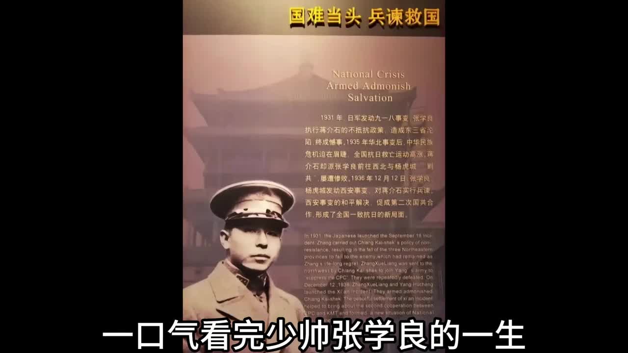 一口气看完少帅张学良的一生