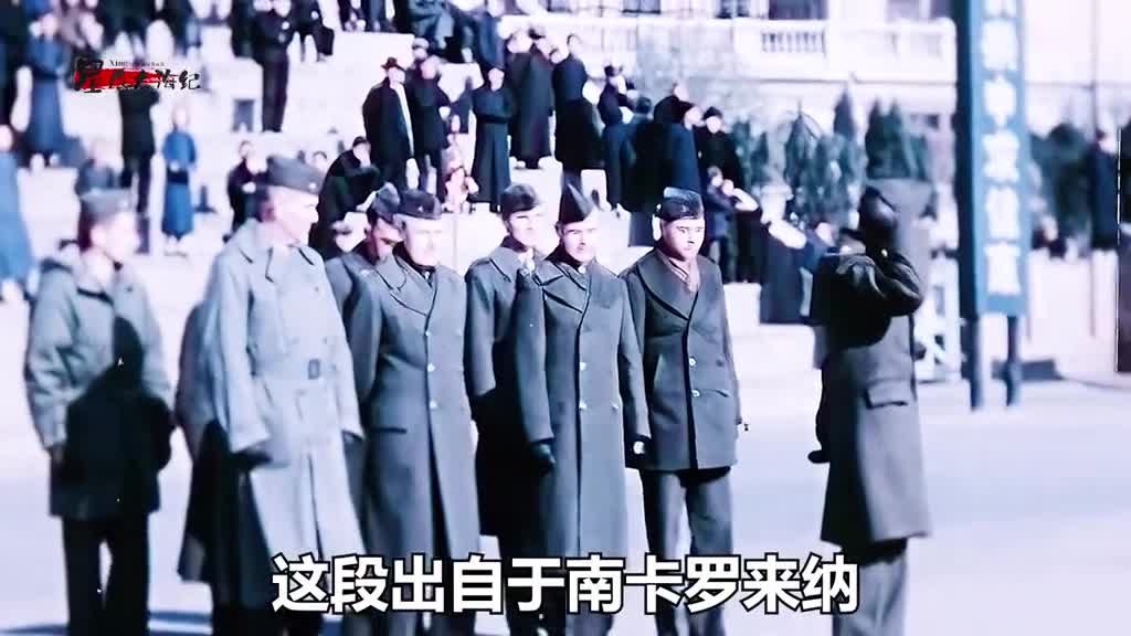 1946年美军陆战一师在天津阅兵影像四年之后差一点被志愿军全歼