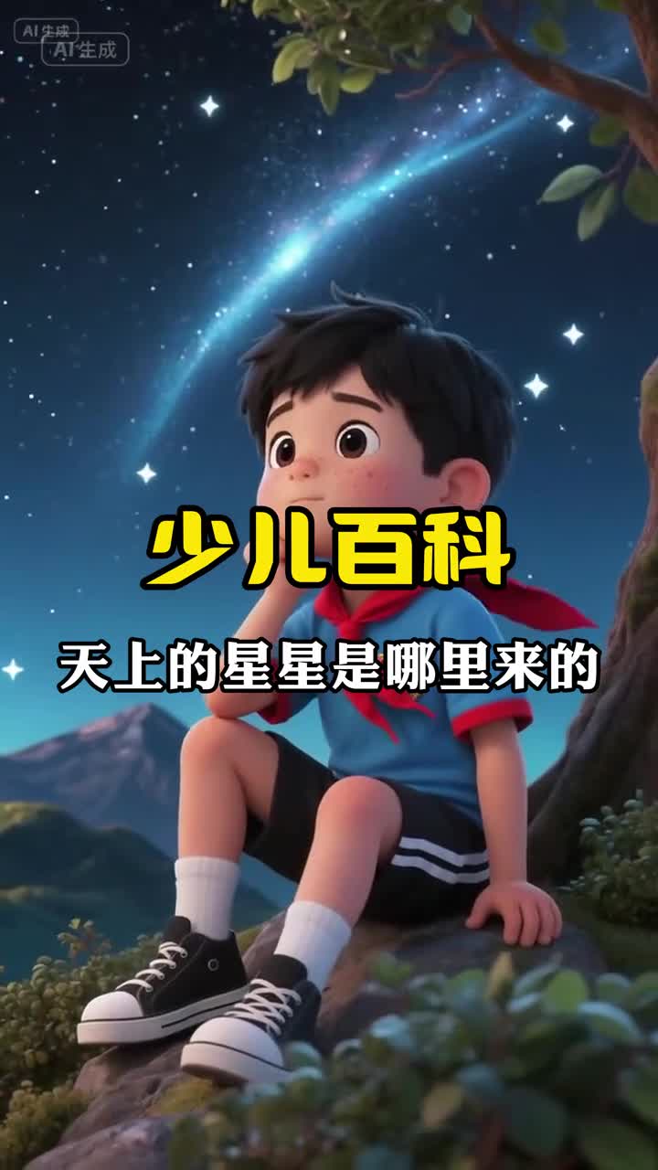 少儿科普百科天上的星星是哪里来的他们到底是什么关系