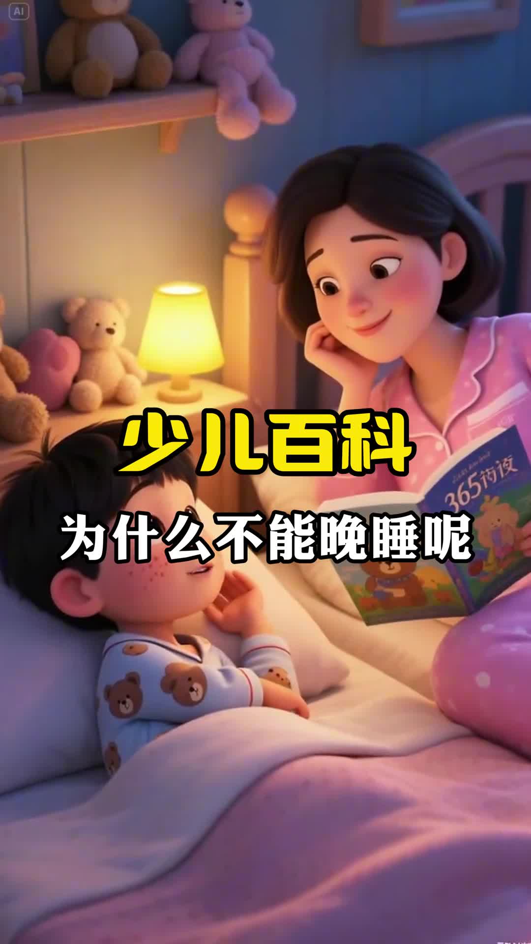 少儿科普百科为什么不能晚睡呢