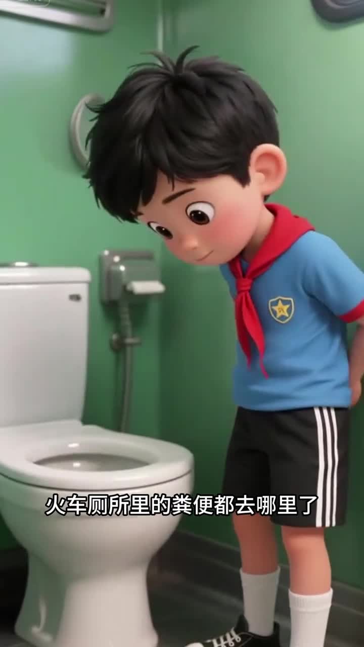 少儿科普百科火车厕所里的粪便去哪里了