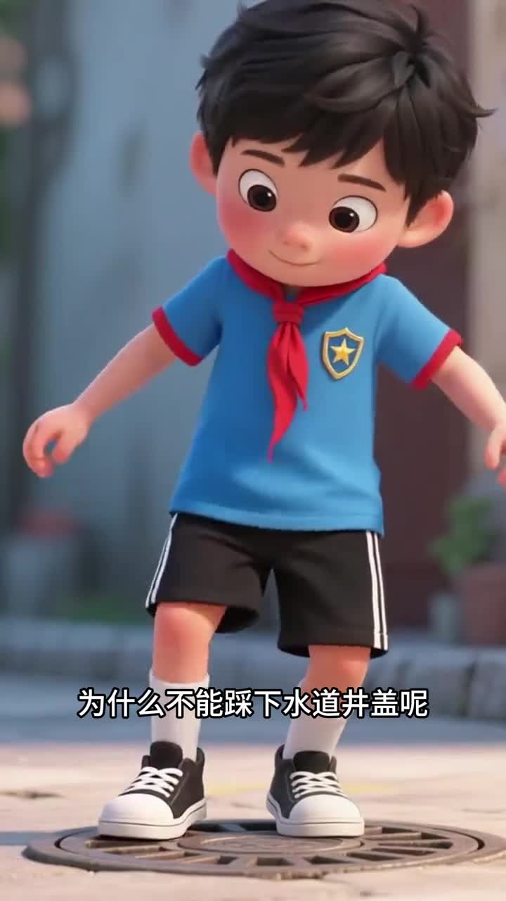 少儿科普百科为什么下水道井盖不能踩呢