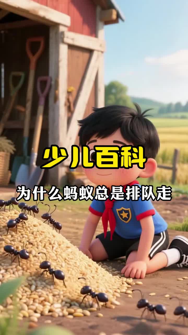 为什么蚂蚁总是排队走