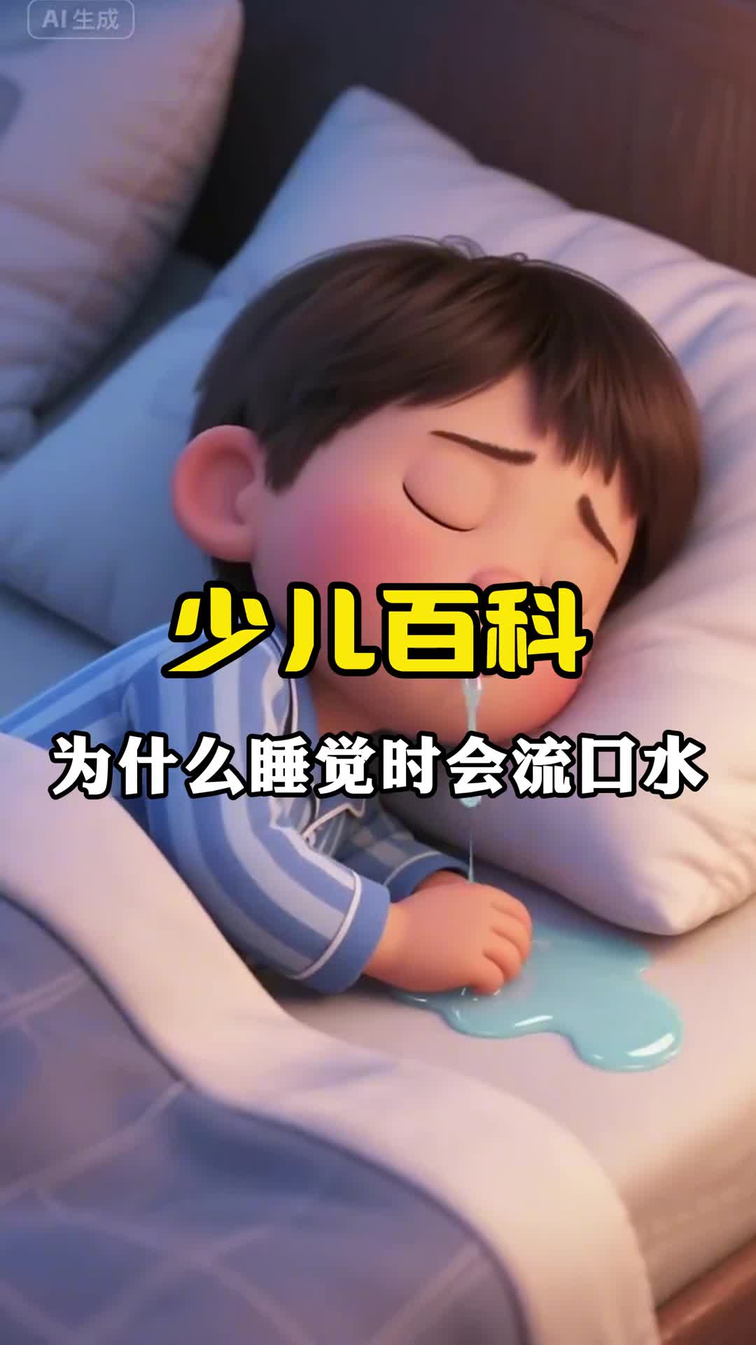 少儿科普百科为什么睡觉的时候会流口水