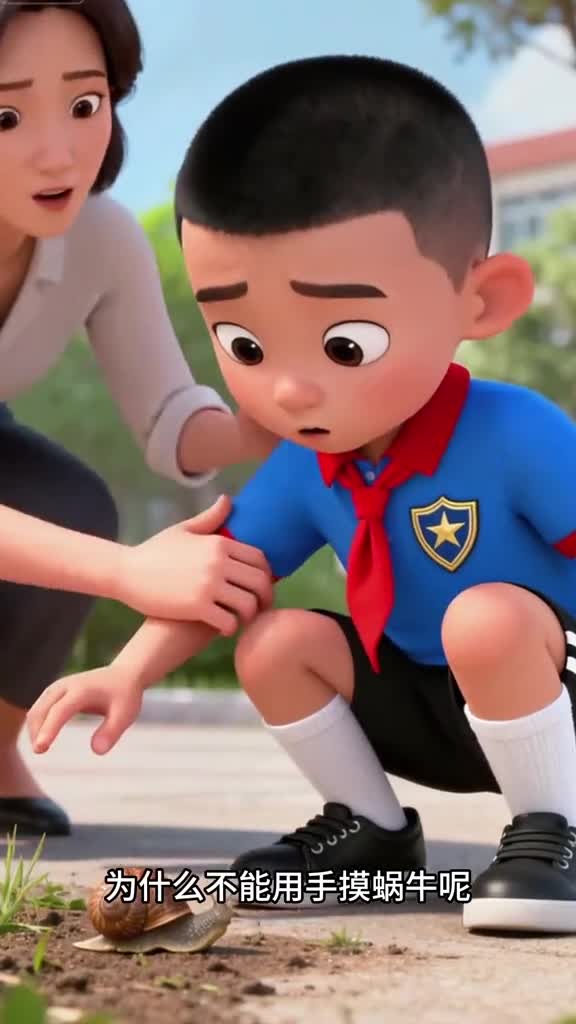 少儿科普百科为什么不能用手摸蜗牛呢