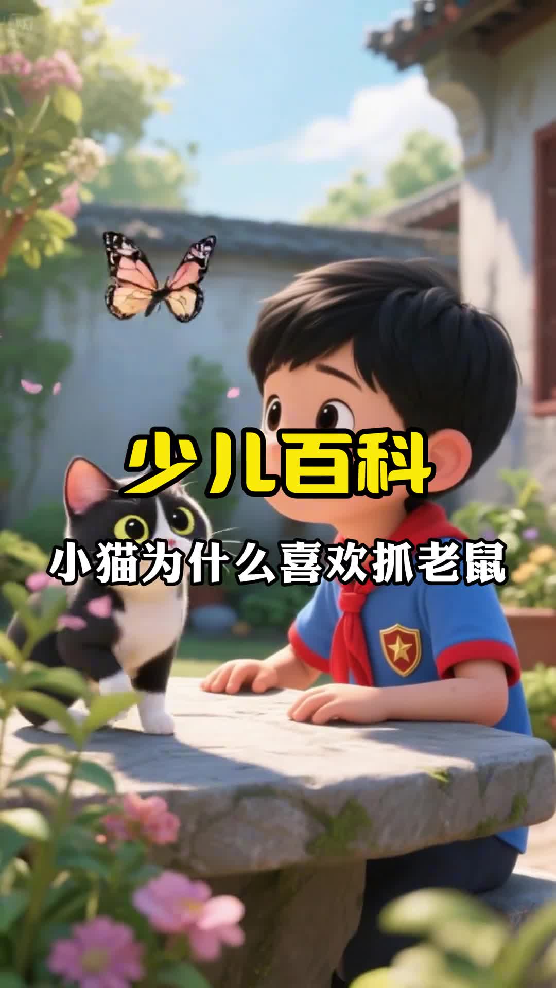 少儿科普百科小猫为什么喜欢抓老鼠