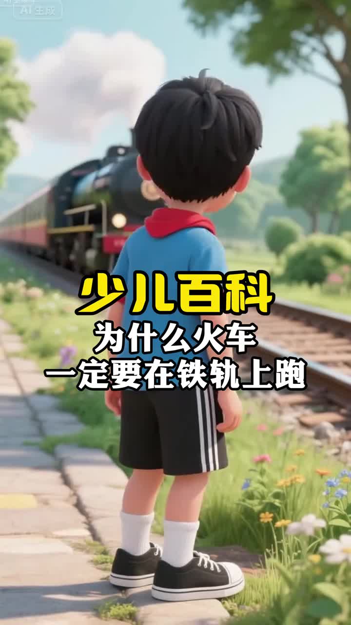 少儿科普百科为什么都要在铁轨上跑呢
