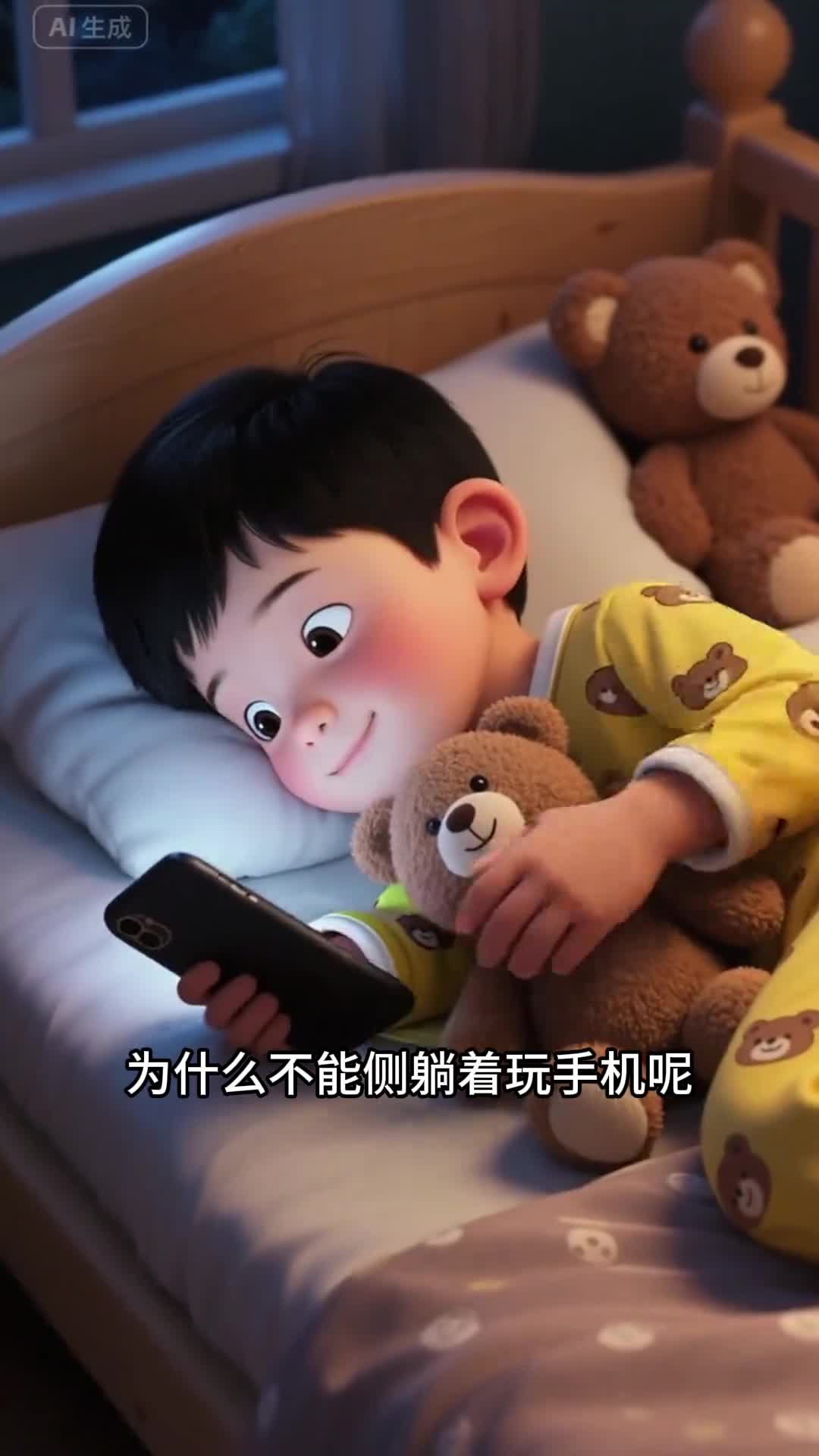 少儿科普百科为什么不能躺着玩手机呢