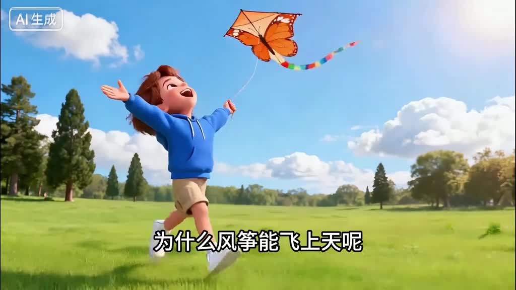 少儿科普百科为什么风筝可以在天上飞呢