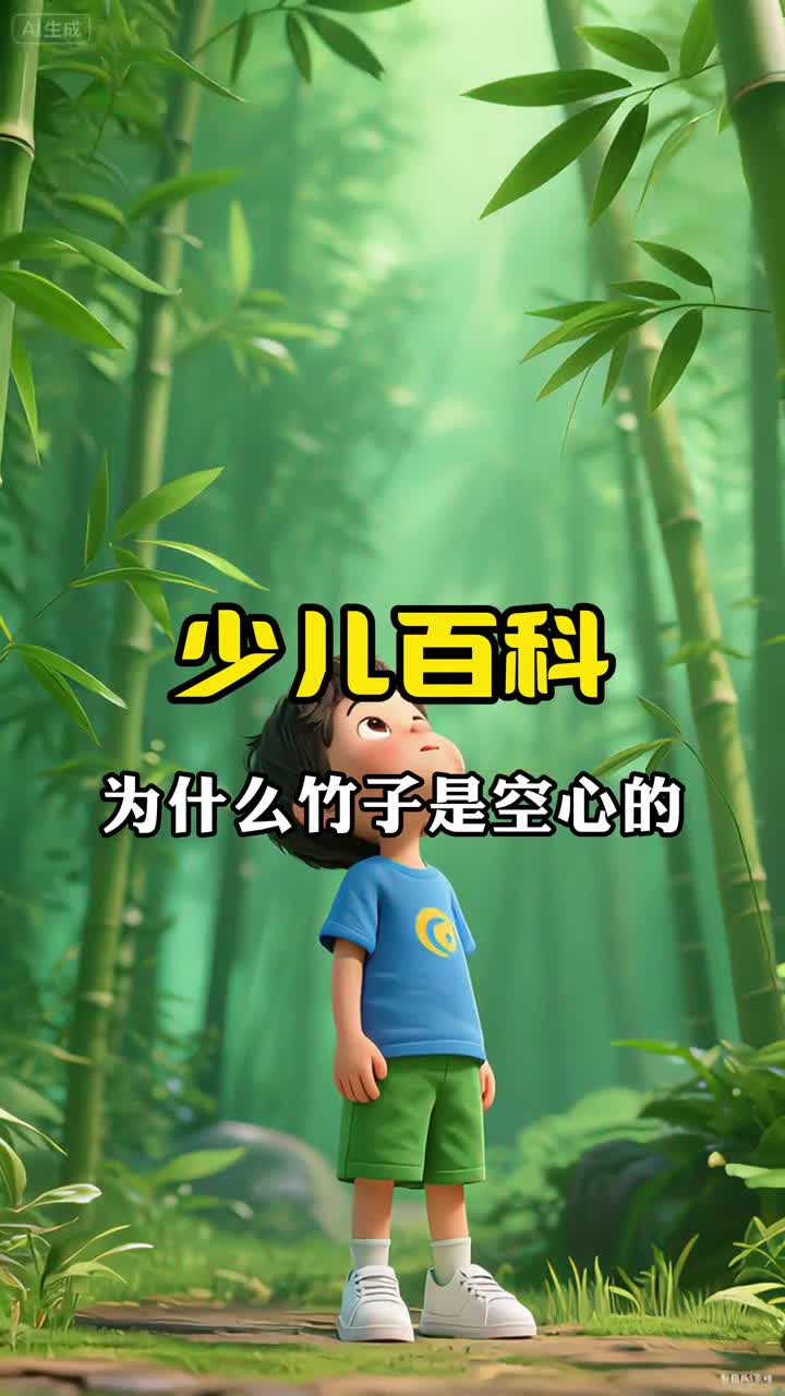 少儿科普百科为什么竹子都是空心的