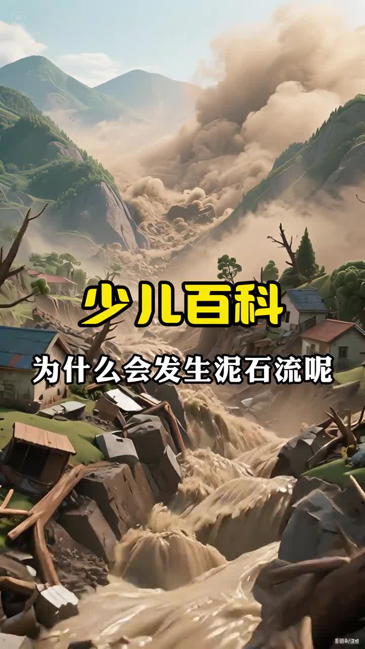 少儿科普百科为什么会发生泥石流呢
