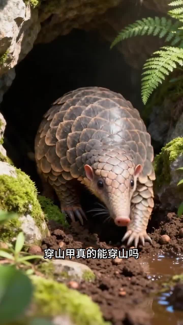 少儿科普百科穿山甲真的可以把山挖穿吗