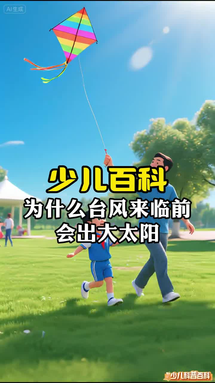 少儿科普百科为什么台风来临前会出大太阳