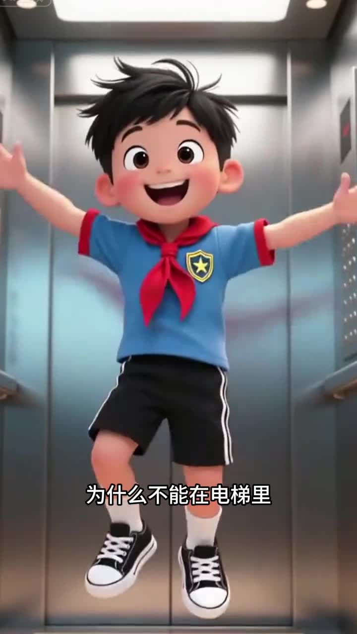 少儿科普百科为什么不能在电梯里蹦跳打闹呢