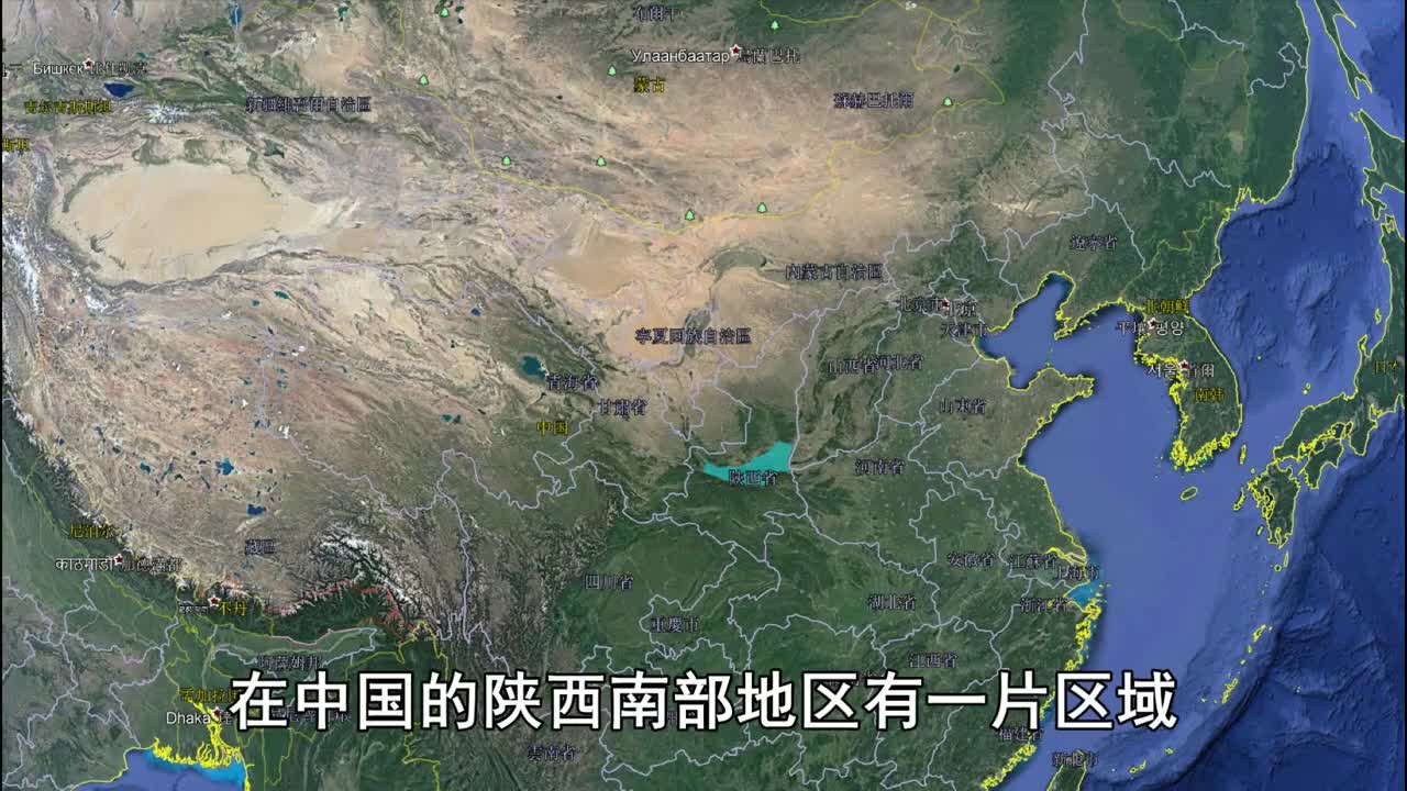 三维地图看关中周秦祖地汉唐根基八百里秦川半部中华史