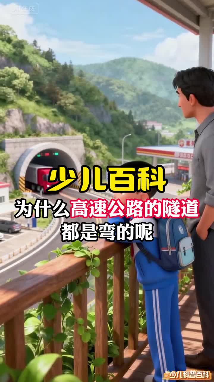 少儿科普百科为什么高速公路上的隧道都是弯的呢