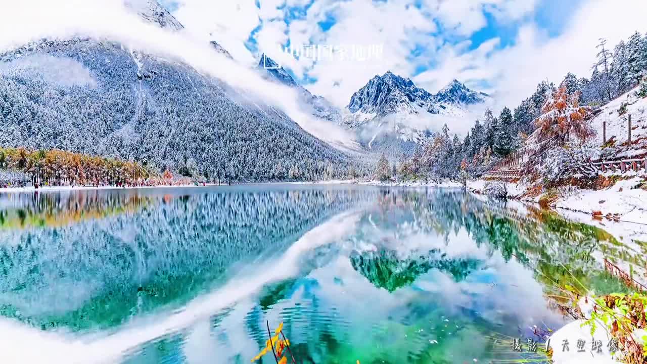 此景只应天上有人间哪得几处寻能刷到这个视频说明你品位不凡