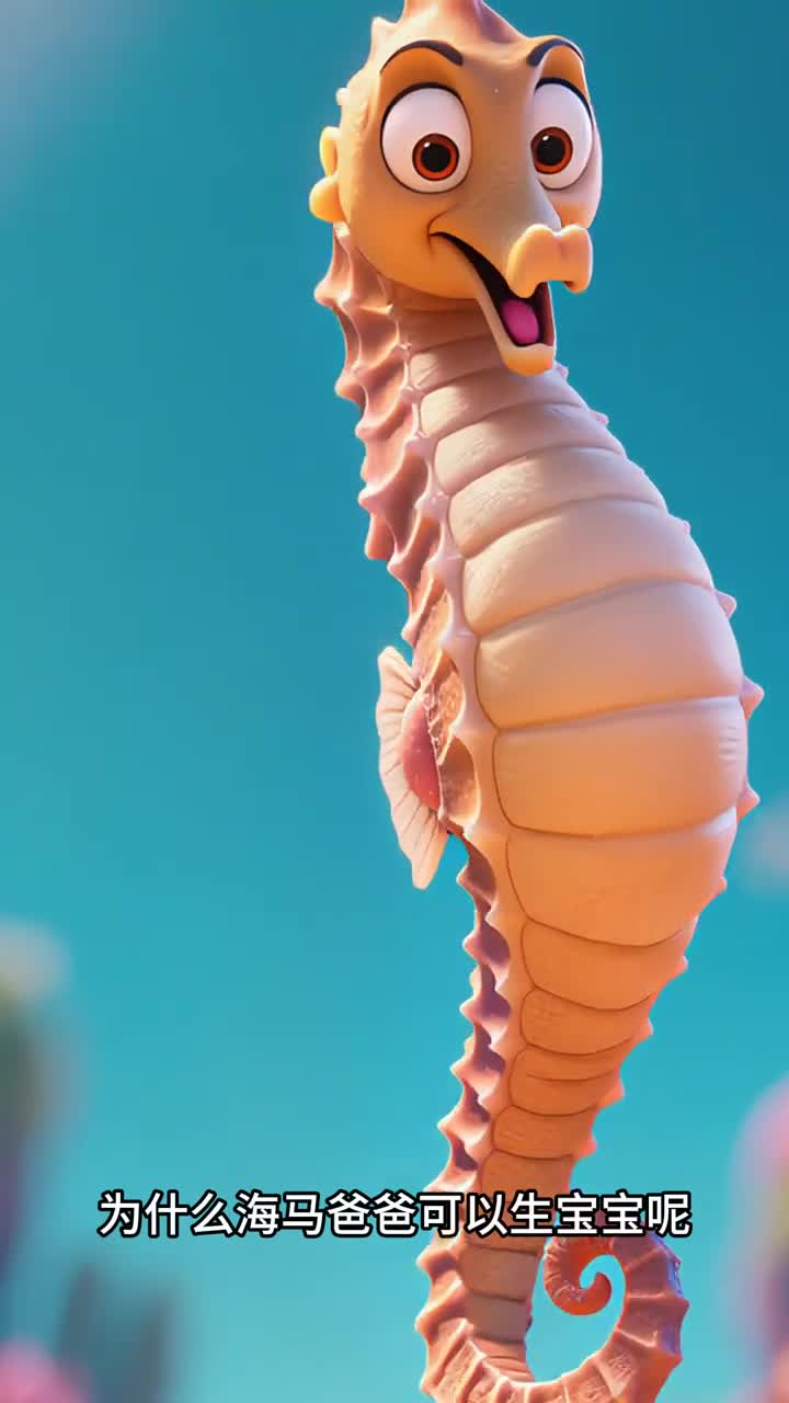 少儿科普百科为什么海马爸爸可以生小孩呢