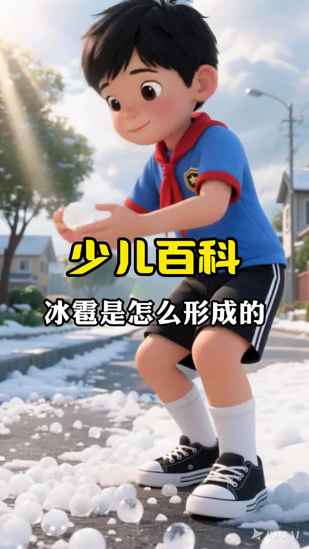 少儿科普百科冰雹是怎么形成的呢