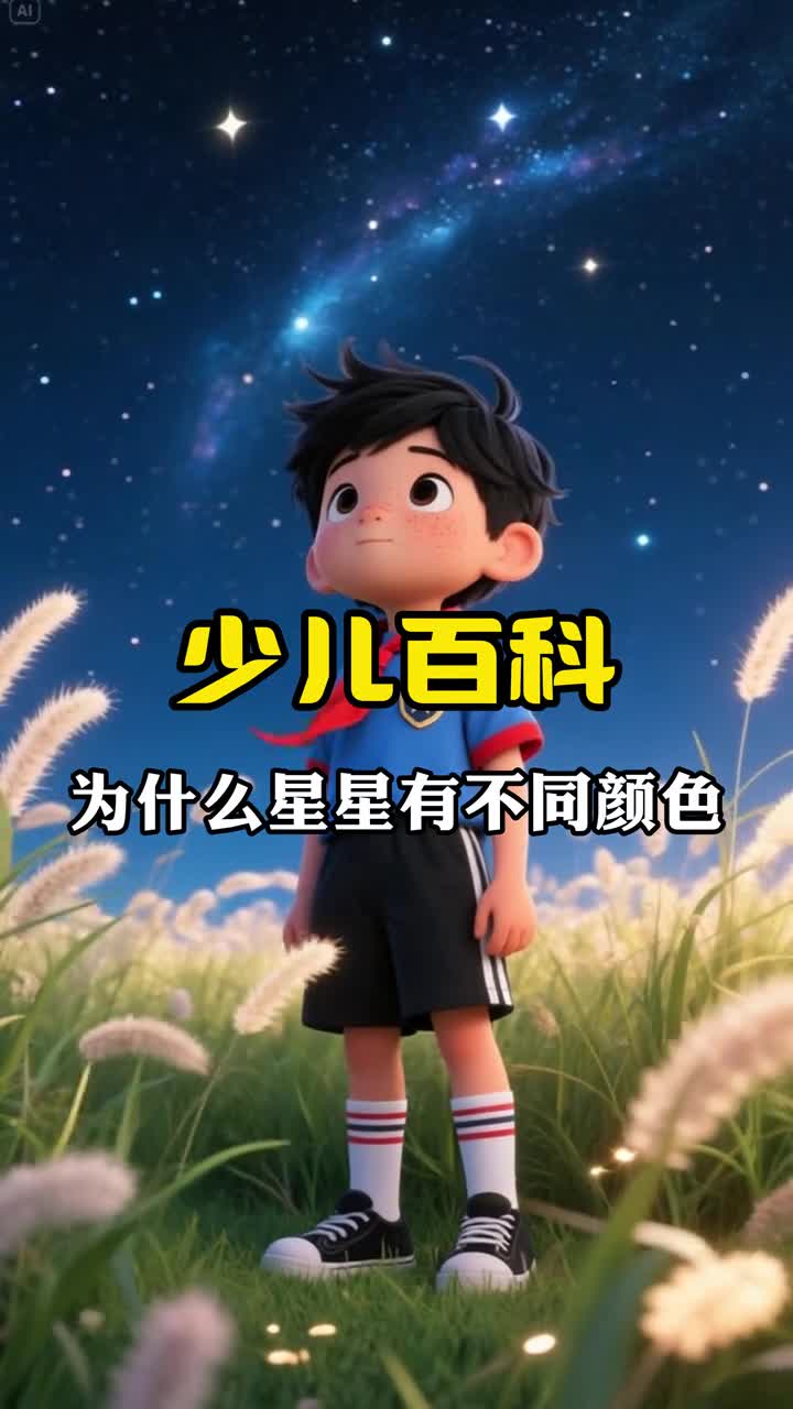 少儿科普百科为什么星星是五颜六色的呢