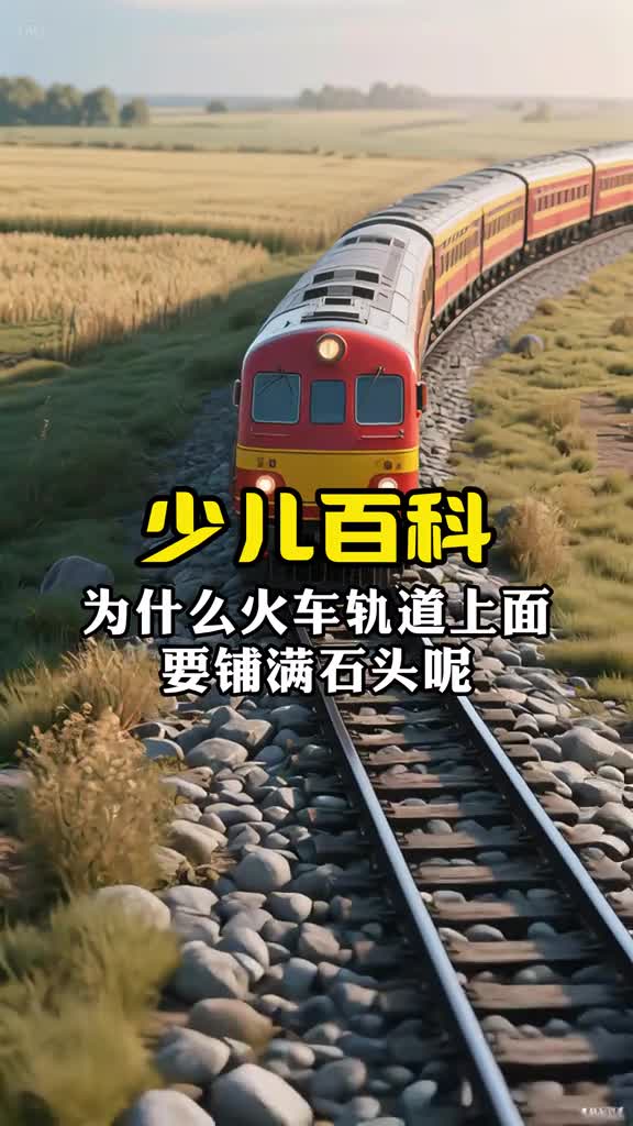 少儿科普百科为什么火车轨道上要铺满小石子儿呢