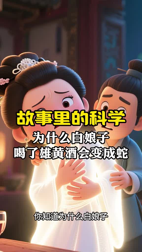 故事里的科学为什么白娘子喝了雄黄酒后会变成蛇呢