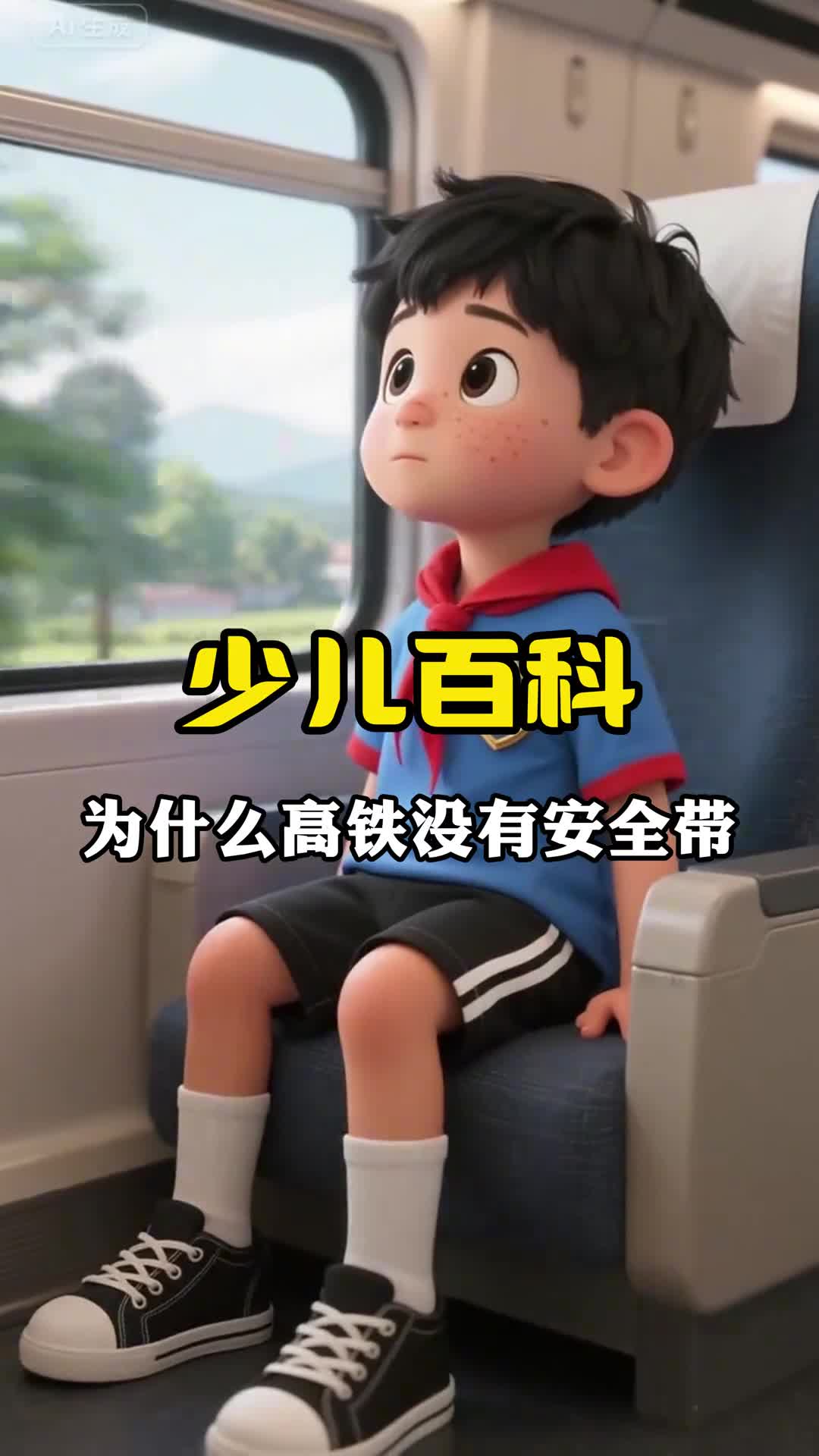 少儿科普百科为什么高铁上没有安全带呢