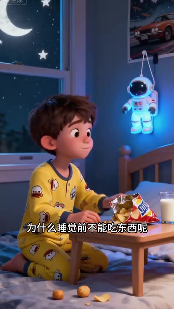 少儿科普百科为什么睡觉前不能吃东西呢