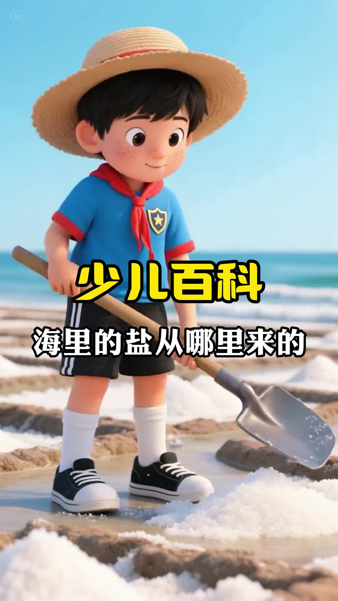 少儿科普百科海里的盐是从哪里来的