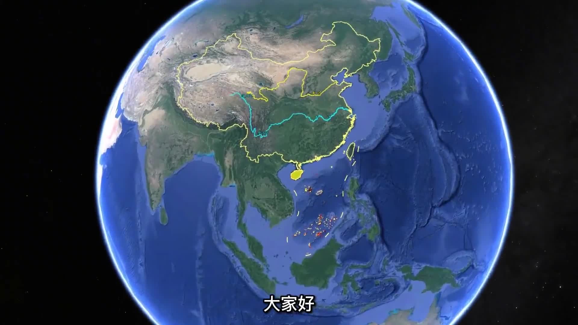 海南岛我国最大全热带岛屿三维地图6分钟带你游览海南