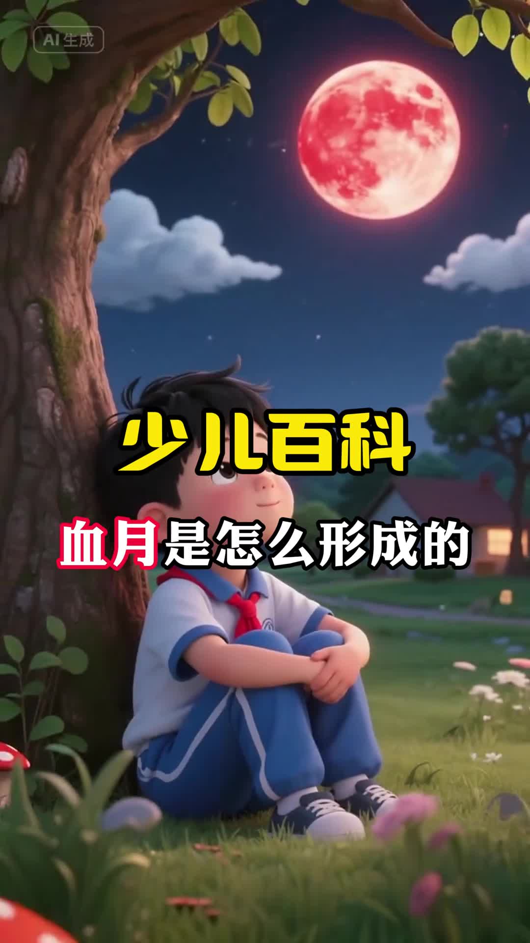 少儿科普百科血月是怎么形成的