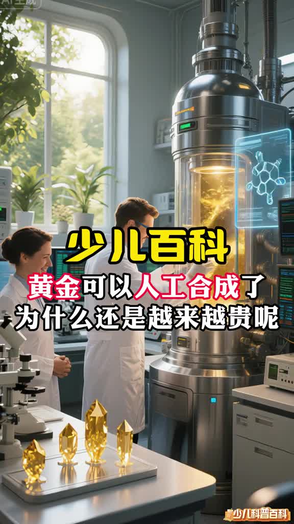 少儿科普百科为什么黄金都可以人工合成了还是会越来越贵呢