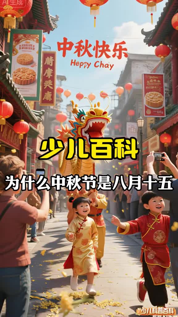 少儿科普百科为什么中秋节是农历八月十五