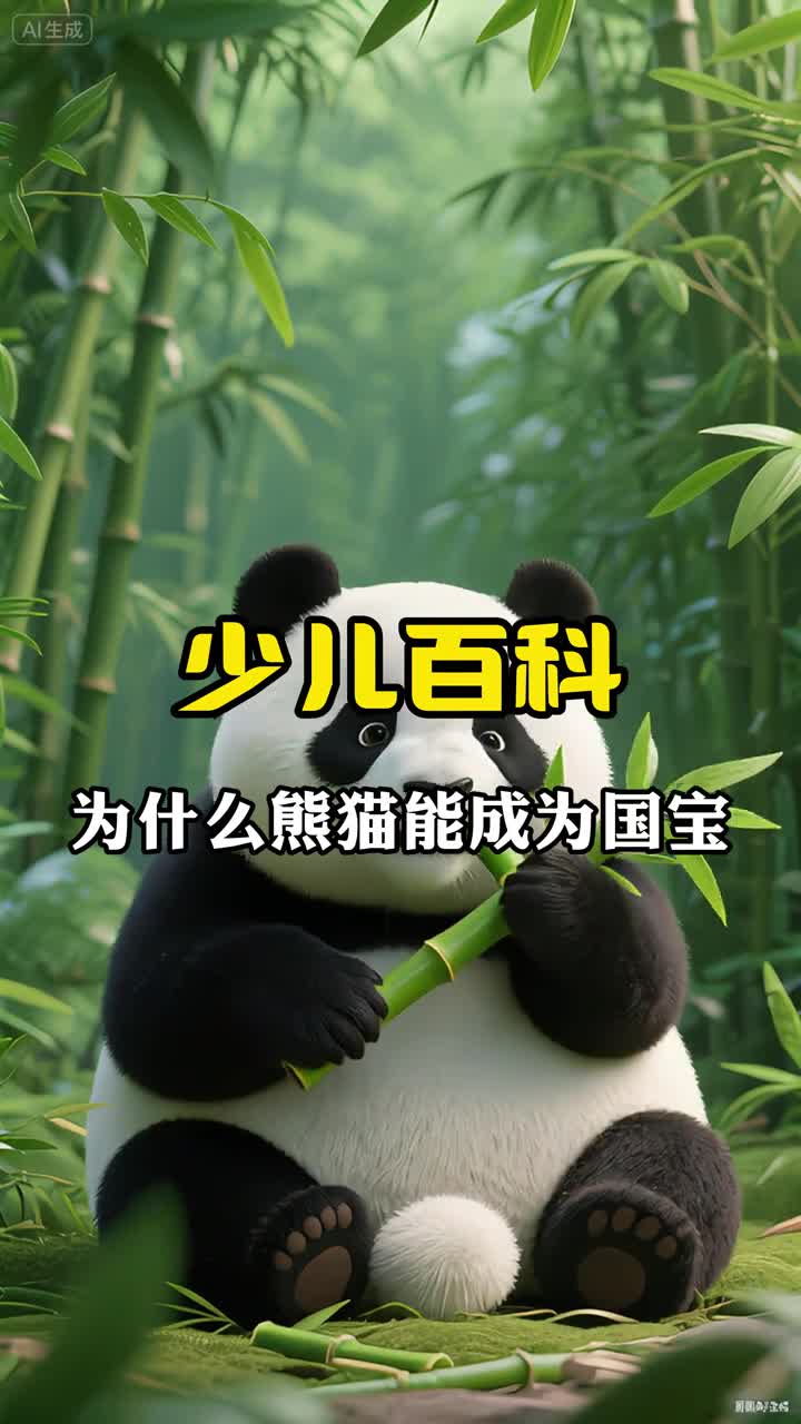 少儿科普百科为什么大熊猫能成为国宝