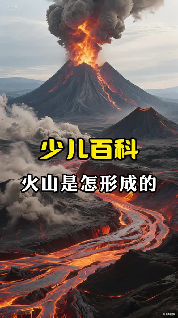 少儿科普百科火山是怎么形成的