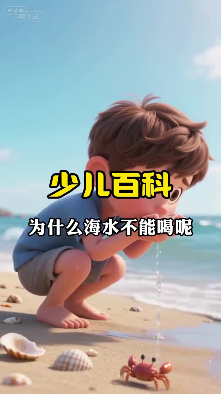 少儿科普百科为什么海水不能喝呢