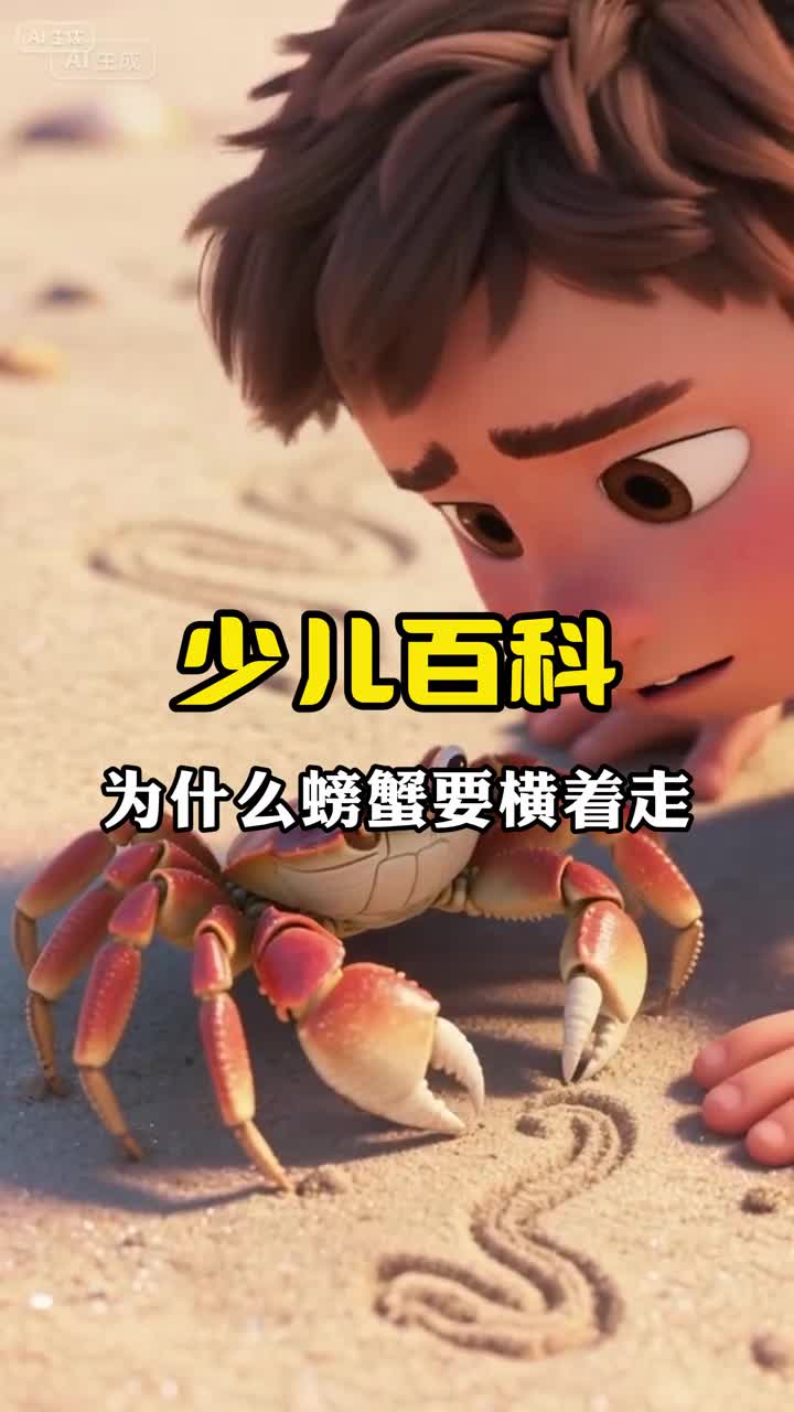 少儿科普百科为什么螃蟹要横着走