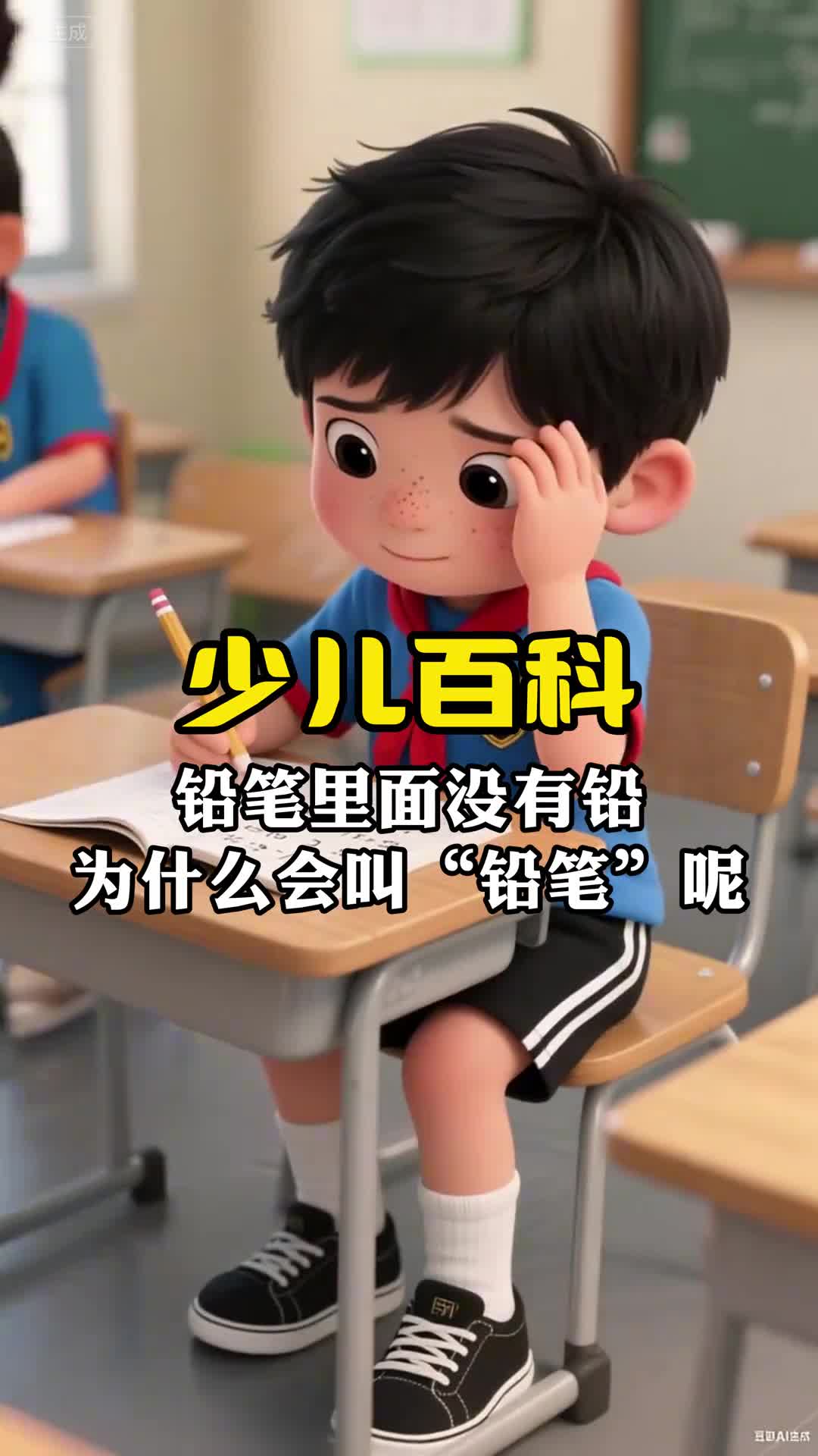 少儿科普百科为什么铅笔里面没有铅