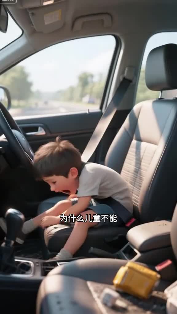 少儿科普百科为什么儿童不能坐汽车前排呢