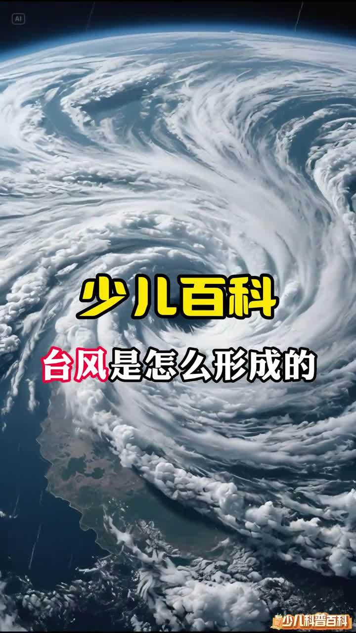 少儿科普百科台风是怎么形成的