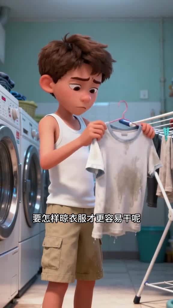 少儿科普百科要怎样晾衣服才会干的更快呢