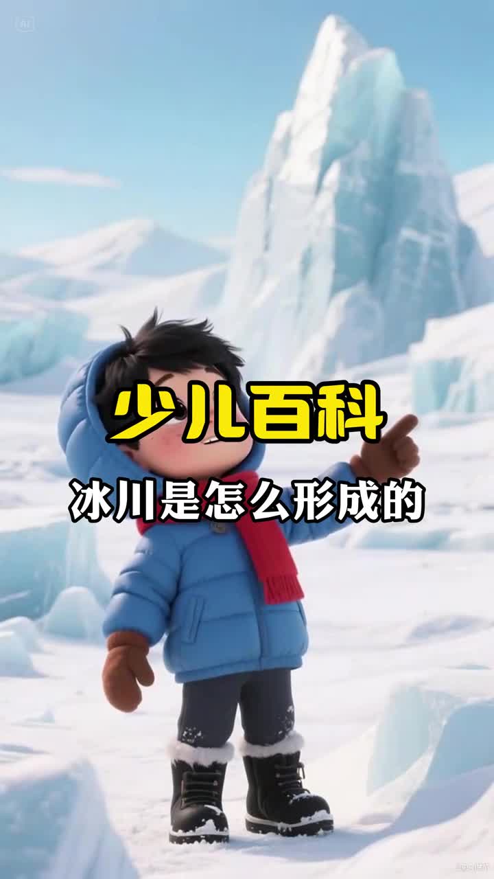 少儿科普百科冰川是怎么形成的